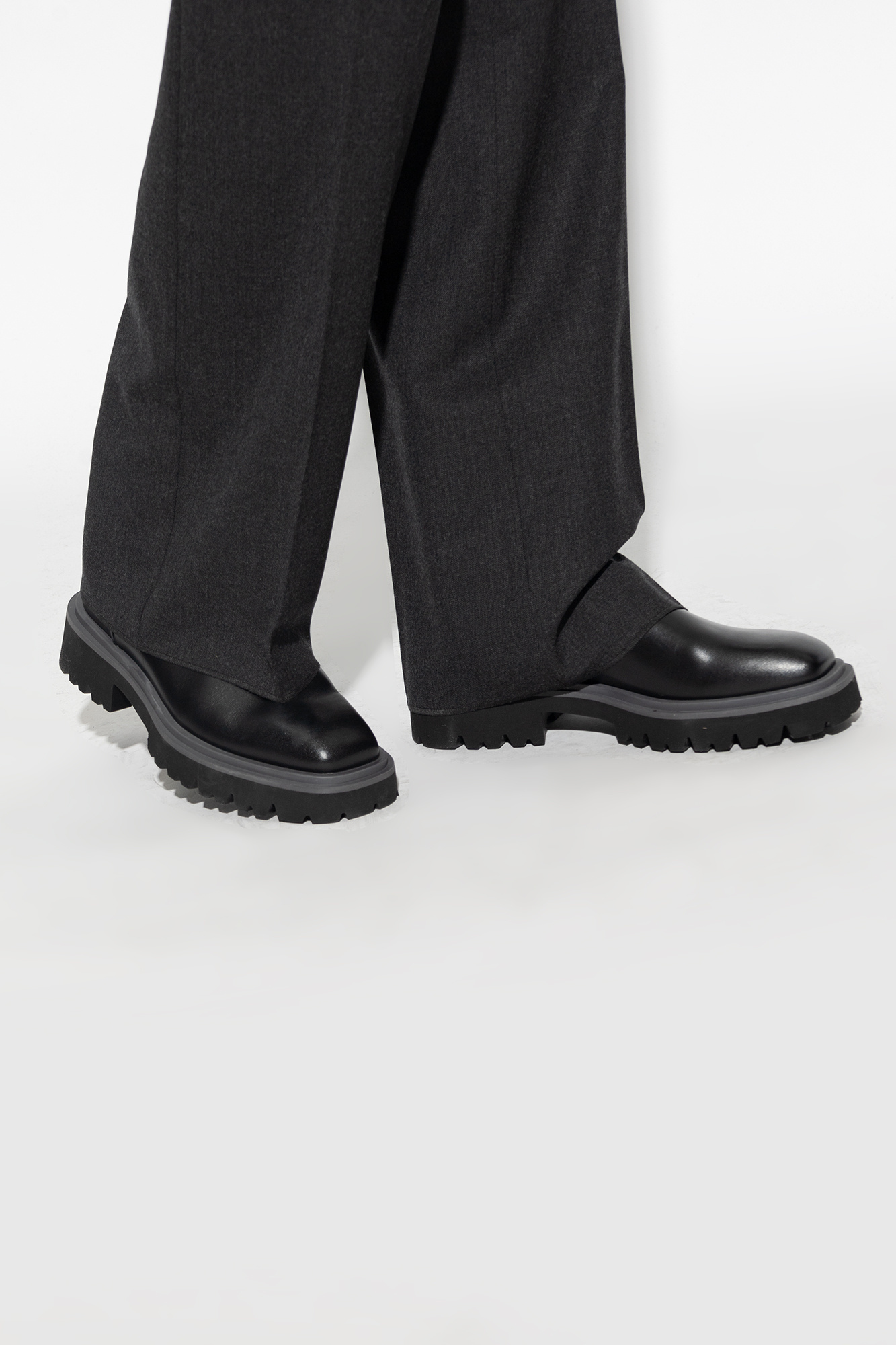 Black 'Fulvio' ankle boots FERRAGAMO - SchaferandweinerShops
